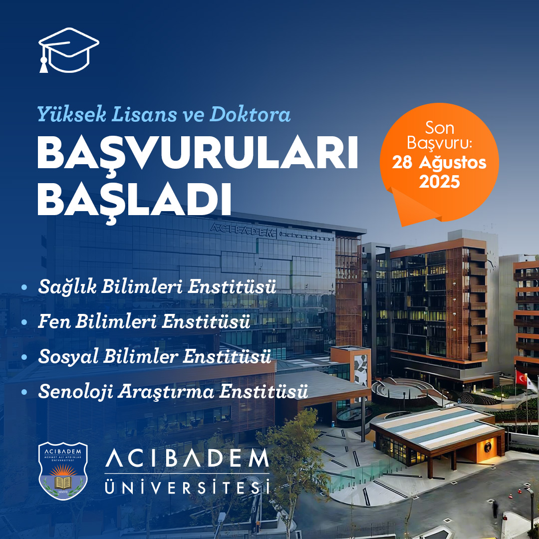 ACU Yüksek Lisans ve Doktora Başvurları Başladı