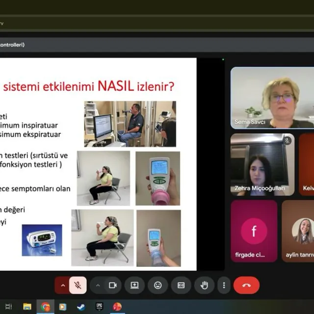 Fizyoterapi ve Rehabilitasyon Bölümü MS ile Daha Rahat Nefes Etkinliği Gerçekleştirdi