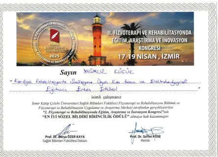 Acıbadem Üniversitesi’ne "En İyi Sözel Bildiri" Ödülü