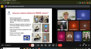 Fizyoterapi ve Rehabilitasyon Bölümü MS ile Daha Rahat Nefes Etkinliği Gerçekleştirdi