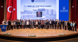 Prof. Dr. Vasıf Hasırcı Üniversitemize Veda Etti